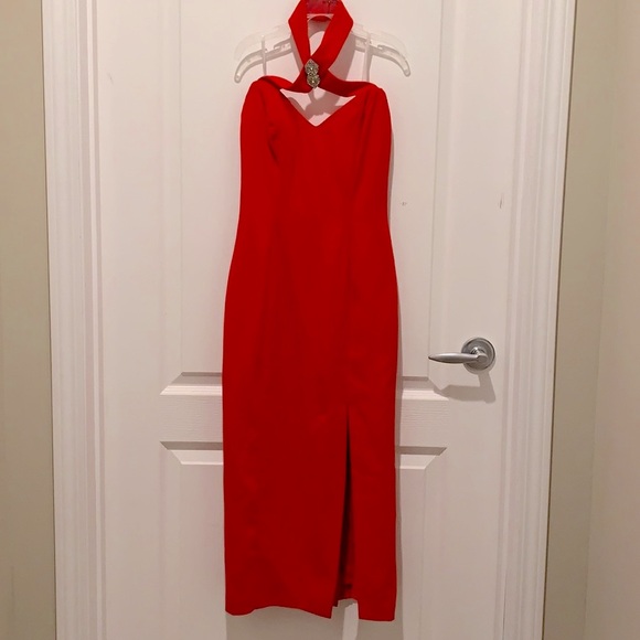 Vintage Red Gown Size XS - Picture 1 of 4